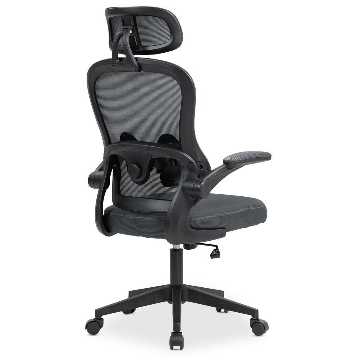 BÜRODREHSTUHL JOBURG grau - Grau, Textil (63/125/64cm) - IDIMEX