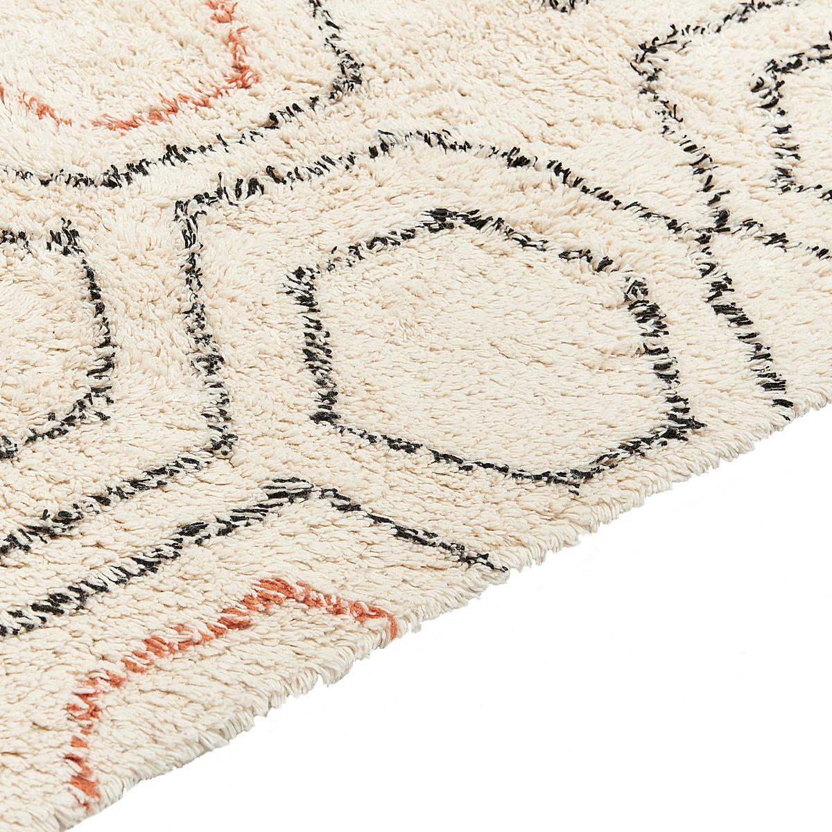 KURZFLOR-TEPPICH Hajipur 150/80 cm - Beige, Textil (80/150cm) - Beliani