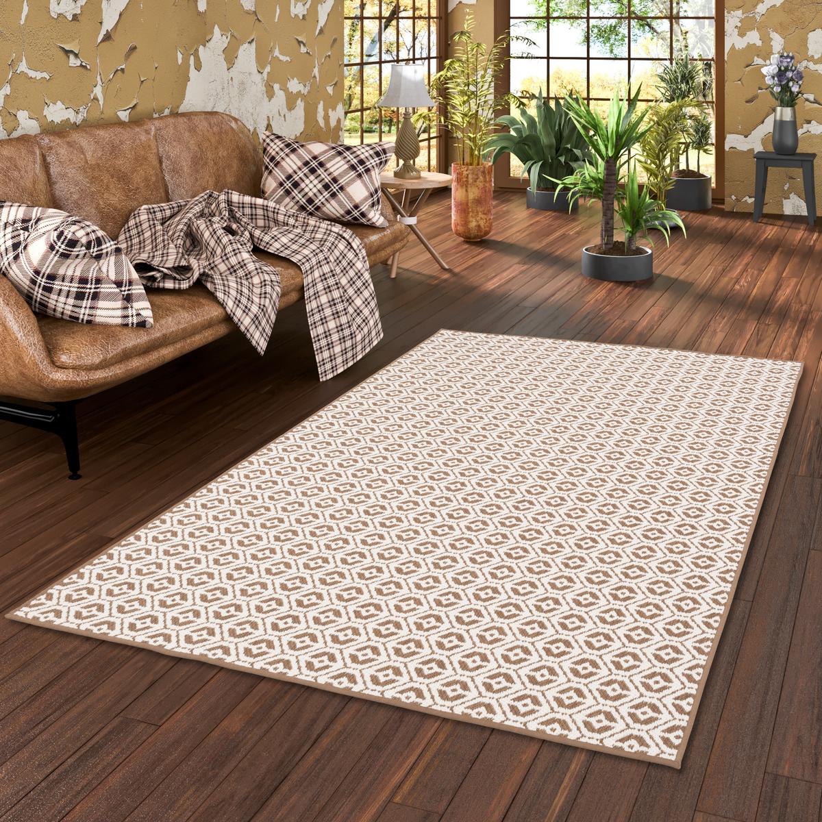 IN- UND OUTDOOR TEPPICH BEIDSEITIG CAPE COD - Beige, Textil (80/320cm) - Pergamon