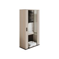 HÄNGEVITRINE Soho S02 - Kaschmir/Schwarz, Holzwerkstoff/Kunststoff (60/124/29cm) - MIRJAN24