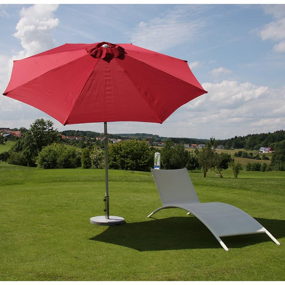 SONNENSCHIRM Rot - Rot, Textil (300/300cm) - MCW