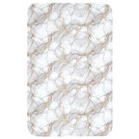 WC-VORLEGER Weiß - Gold - Marmor - Grau WC Teppich 50x80 cm - Weiß, Textil (50/1cm) - OnlyWow