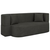 3-SITZER SOFA OVELA Dunkelgrau Cord - Dunkelgrau, Textil (200/70/100cm) - MKS
