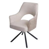 ESSZIMMERSTUHL K3 Cremeweiß - Creme/Weiß, Textil (57/89/52cm) - MCW