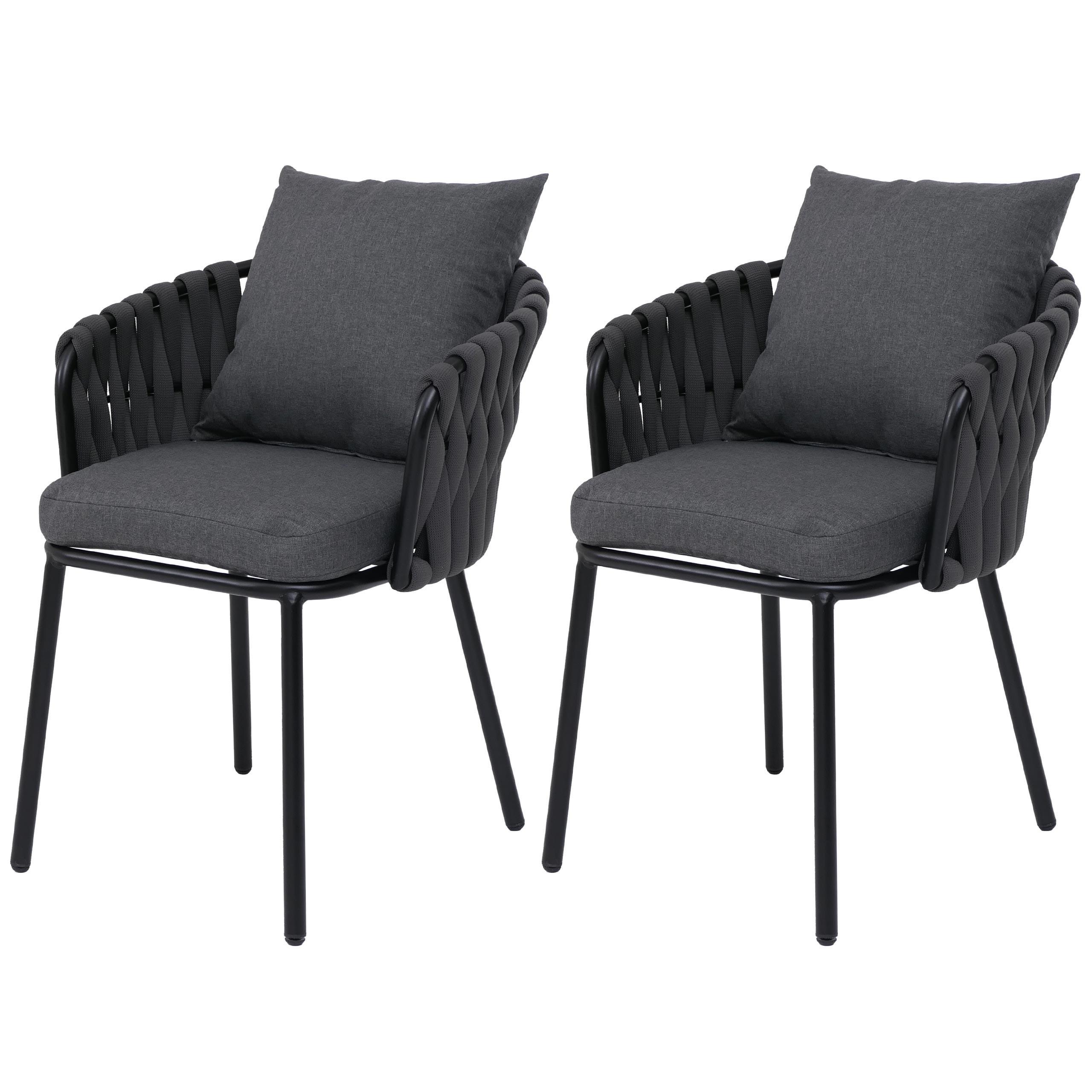 GARTENSTUHL Anthrazit - Anthrazit, Metall (56/71/57cm) - MCW