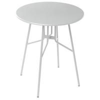 BISTROTISCH 64/64 cm Metall Grau Taltal - Grau, Metall (64/64/76cm) - Beliani
