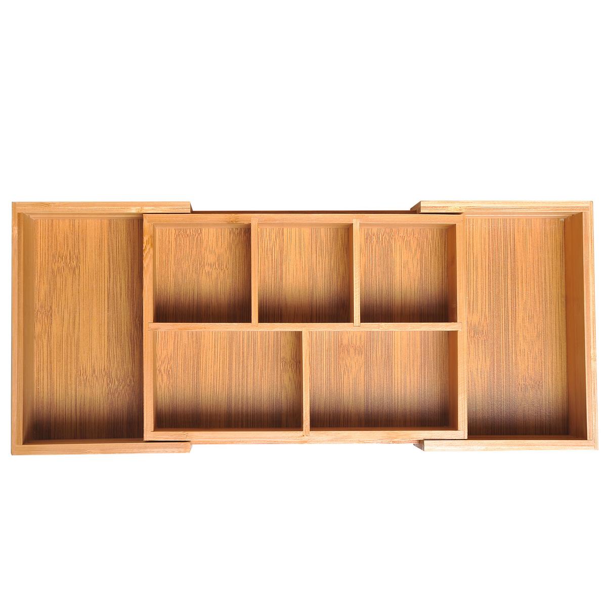 AUFBEWAHRUNGSBOX Bambus Natur - Naturfarben, Holz (17.6/7/24.6cm) - HOMCOM