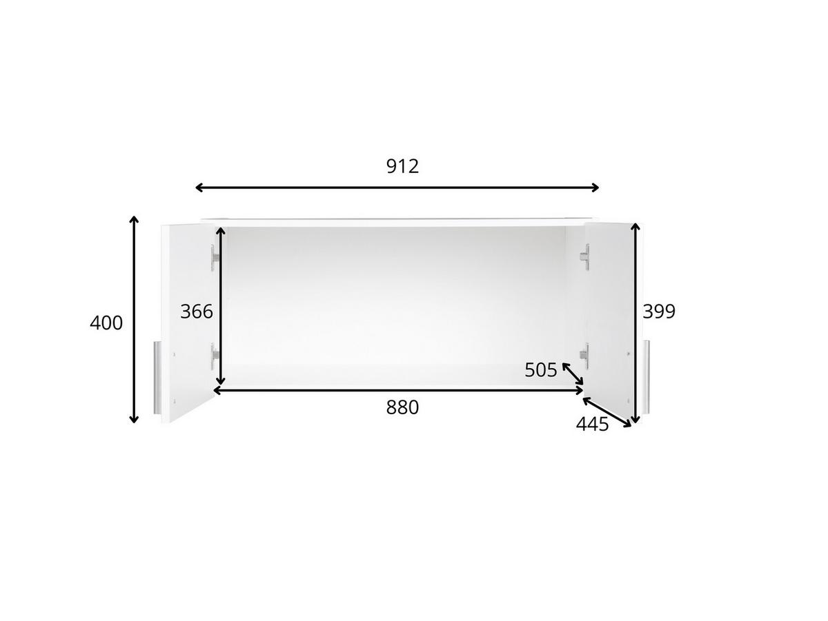 SCHRANKAUFSATZ Eiche Wellington, Graphit 91/40/54 - Eichefarben/Graphitfarben, Holzwerkstoff (91/40/54cm) - RAUMHIRSCH FURNITURE