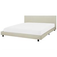 POLSTERBETT 180/200 cm Beige Albi - Beige, Textil (180/200cm) - Beliani