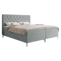BOXBETT Guilette - H3 - Silberfarben/Hellgrau, Holz/Holzwerkstoff (120/200cm) - MIRJAN24