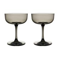 SEKTSCHALEN / DESSERTSCHALEN Like Glass Smoke 100 ml 2er Set - Grau, Glas (0.1L) - like.Villeroy & Boch
