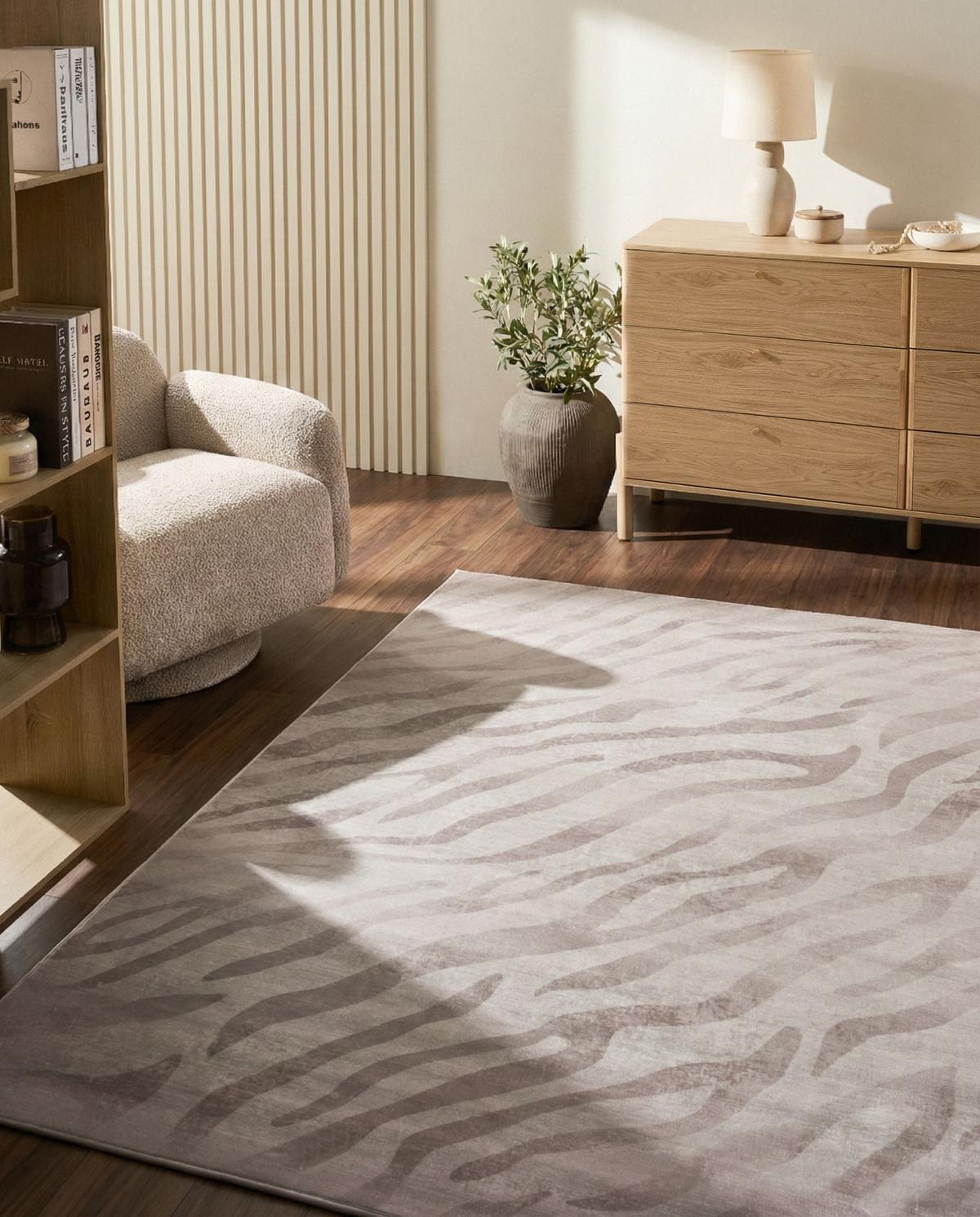 TEPPICH Beige 160/230 cm Egil - Beige, Textil (160/230cm) - Beliani