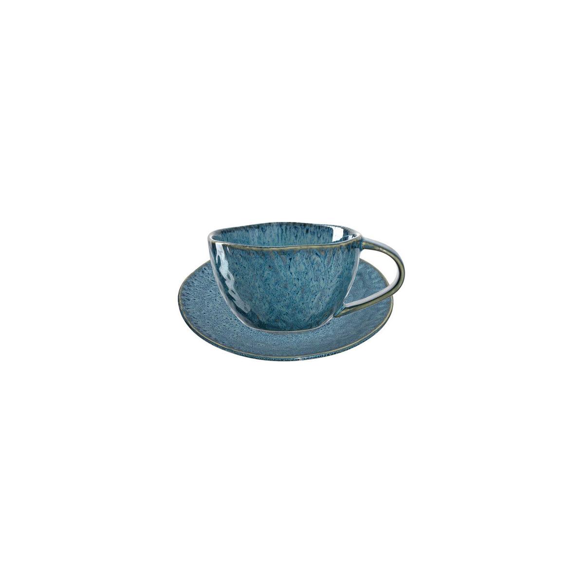 CAPPUCCINOTASSEN Matera Blau 180 ml 4-tlg. - Blau, Keramik (0.29L) - Leonardo Living