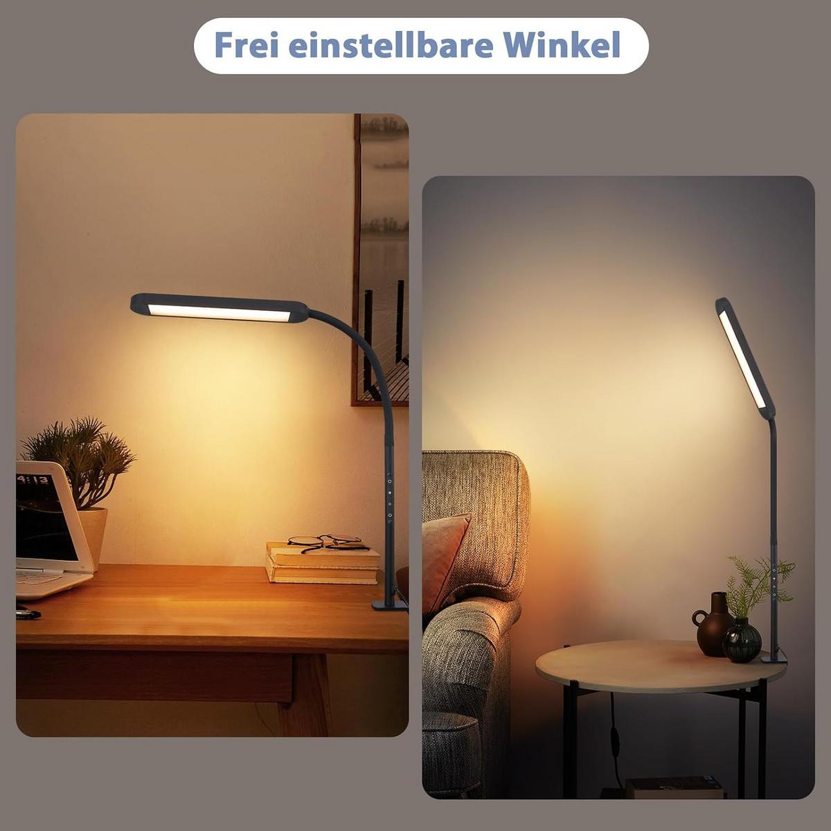TISCHLAMPE Trugleuch 51.5/56.5/51.5 cm - Schwarz, Metall (51.5/51.5/56.5cm) - ZMH