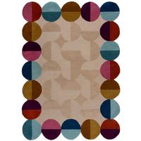 WOLLTEPPICH HALLEIN, geometrisch, Beige-Bunt, 160 x 230 cm - Multicolor, Textil (230/160cm) - KADIMA DESIGN