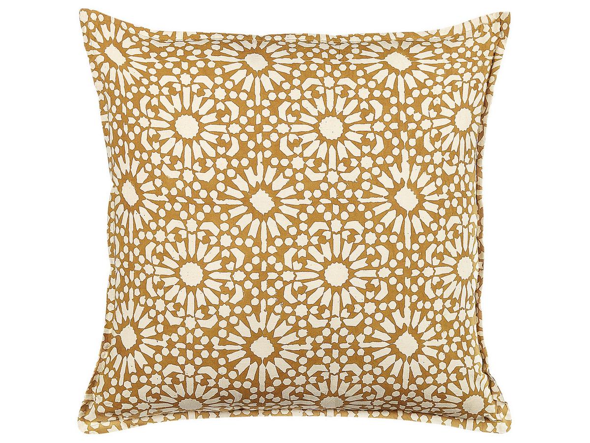 DEKOKISSEN 2er-Set Sandbeige 45/45 cm Ceiba - Beige, Naturmaterialien/Textil (45/45cm) - Beliani