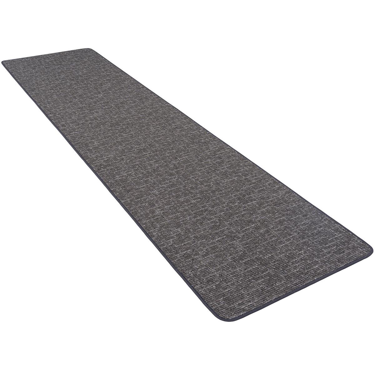 SCHLINGEN DESIGNER TEPPICH LÄUFER NIVA - Anthrazit, Textil (80/200cm) - Snapstyle