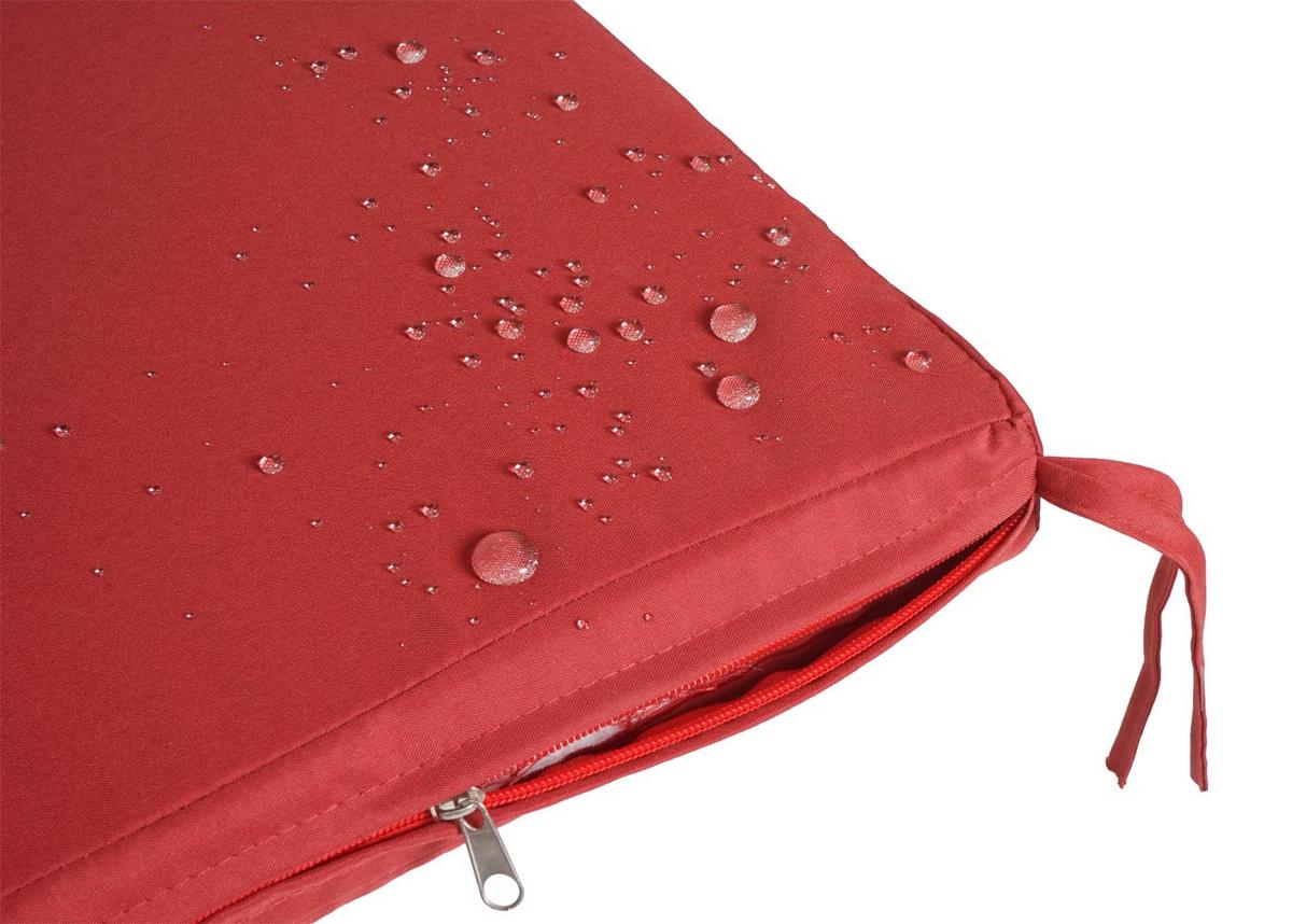 SITZBANK Anthrazit, Bordeaux - Bordeaux/Anthrazit, Kunststoff (164/87/57cm) - MCW