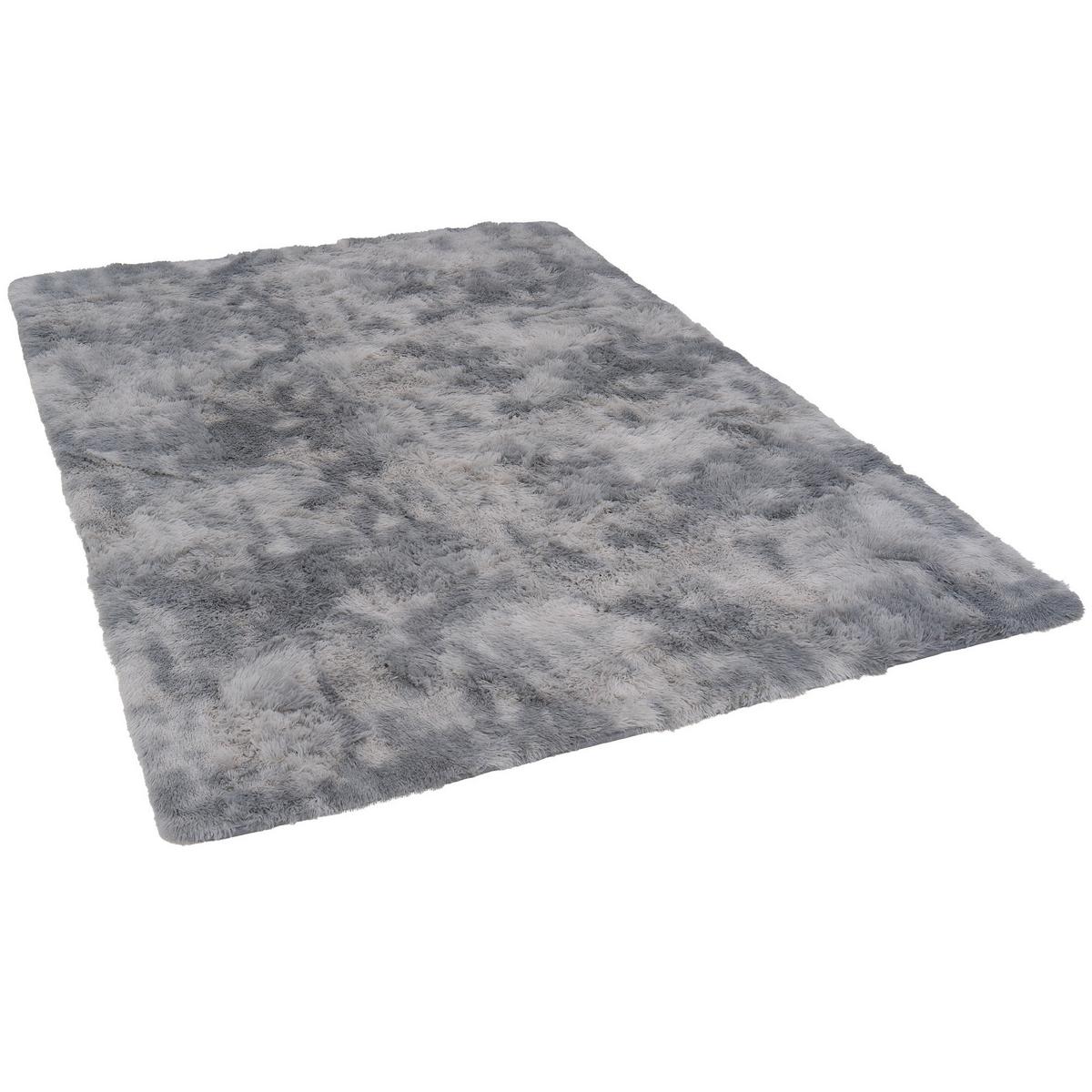 HOCHFLOR SHAGGY TEPPICH FLUFFY - Grau, Textil (160/230cm) - Pergamon