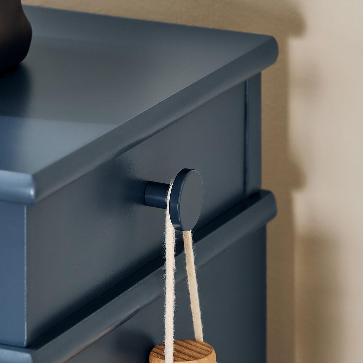 SCHUHBANK 60cm Blau - Blau, Holzwerkstoff (60/52/24cm) - SoBuy