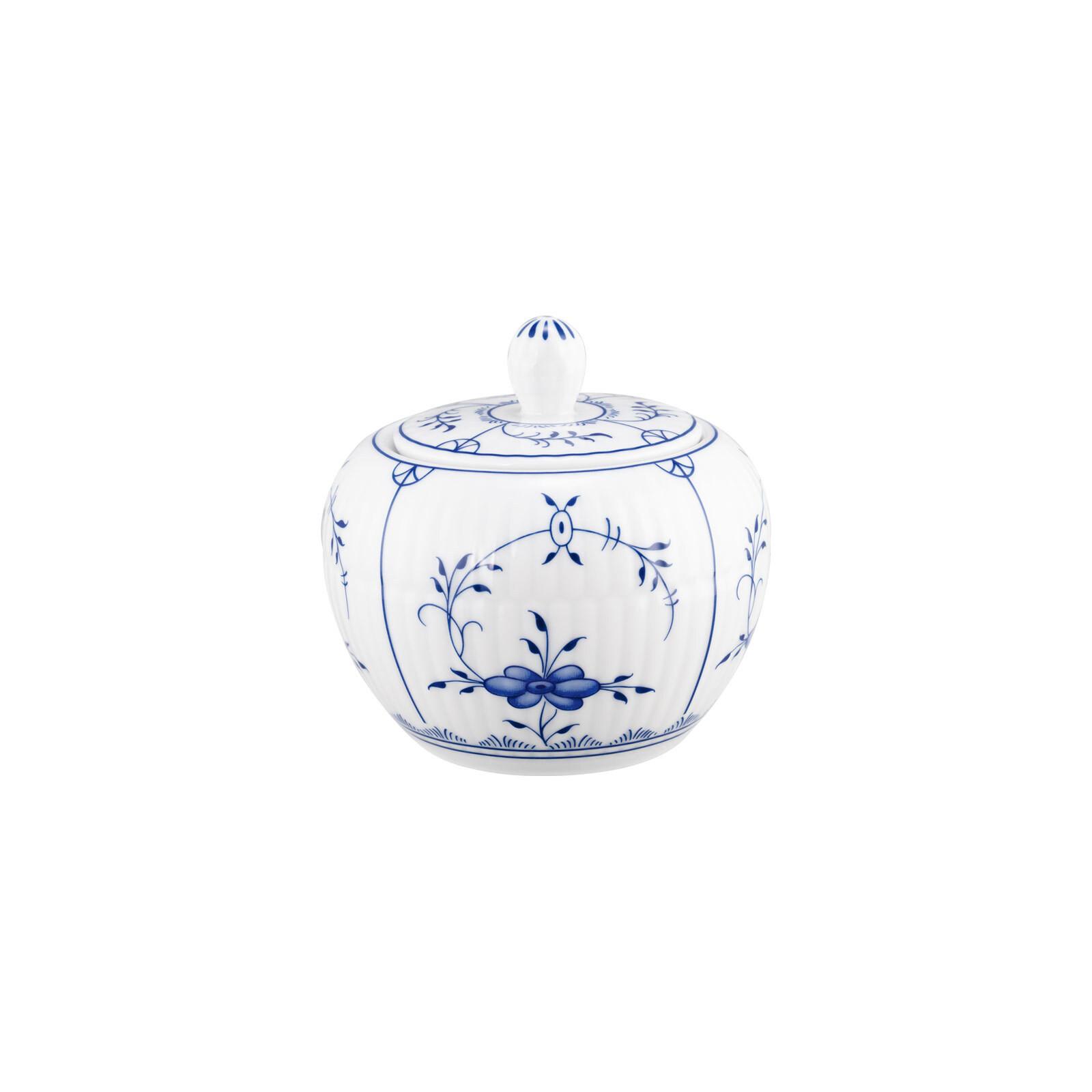 ZUCKERDOSE Amina Strohblume blau-weiß 290 ml - Blau/Weiß, Keramik (9.6/9.4cm) - Seltmann Weiden