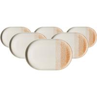 SERVIERPLATTEN Trio Braun 30 x 20 cm 6er Set - Braun, Keramik (20/2/30cm) - Ritzenhoff Breker
