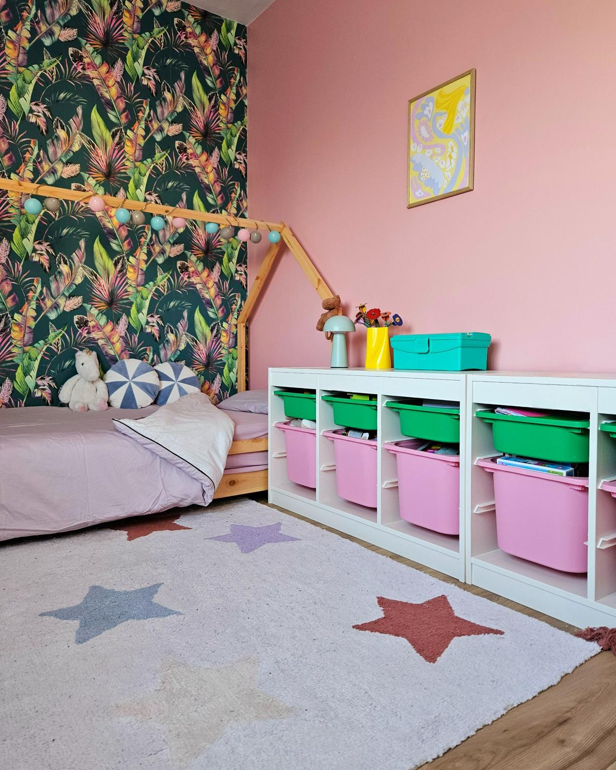 KINDERTEPPICH Merevi 140/200 cm - Blau/Gelb, Textil (200/140cm) - Beliani