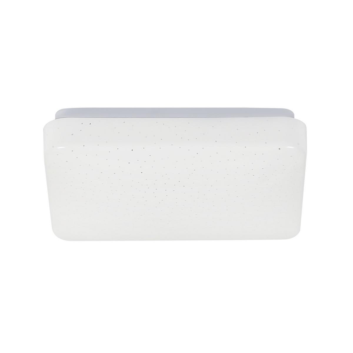 LED-DECKENLEUCHTE Adelheid 21/21/4 cm - Weiß, Kunststoff (21/21/4cm) - Nettlife