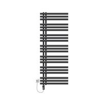BADHEIZKÖRPER elektrisch Iron EM 600x1600 mm Anthrazit mit Heizstab 1200W Digital - Anthrazit, Metall (60/160/3cm) - LuxeBath