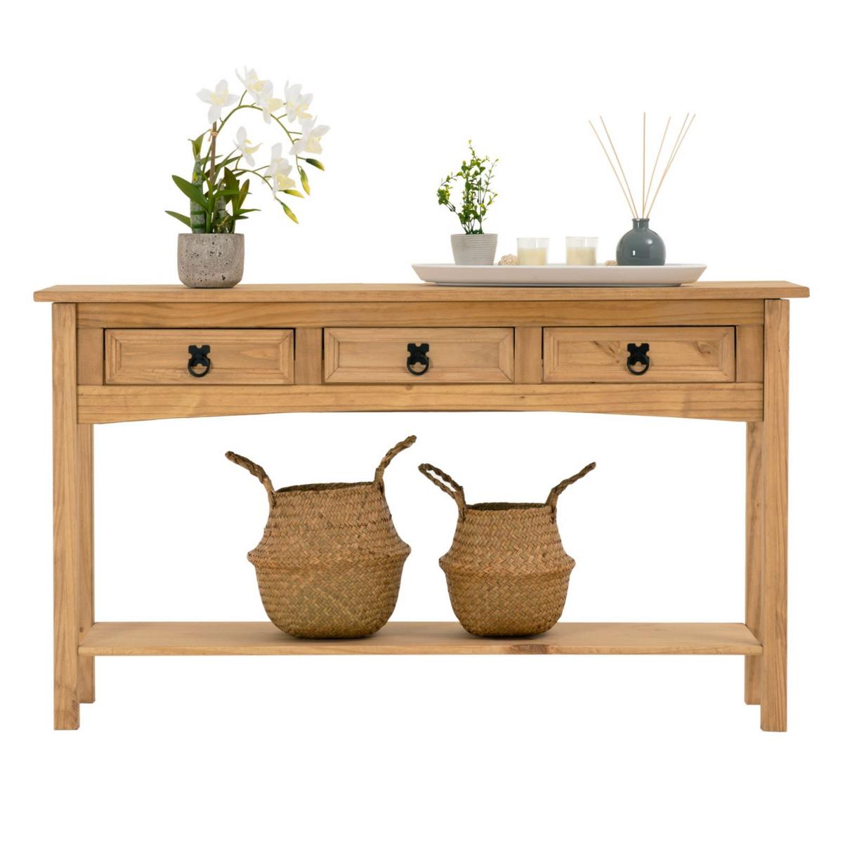 KONSOLENTISCH SALSA natur - Naturfarben, Holz (35/126/73cm) - CARO-Möbel