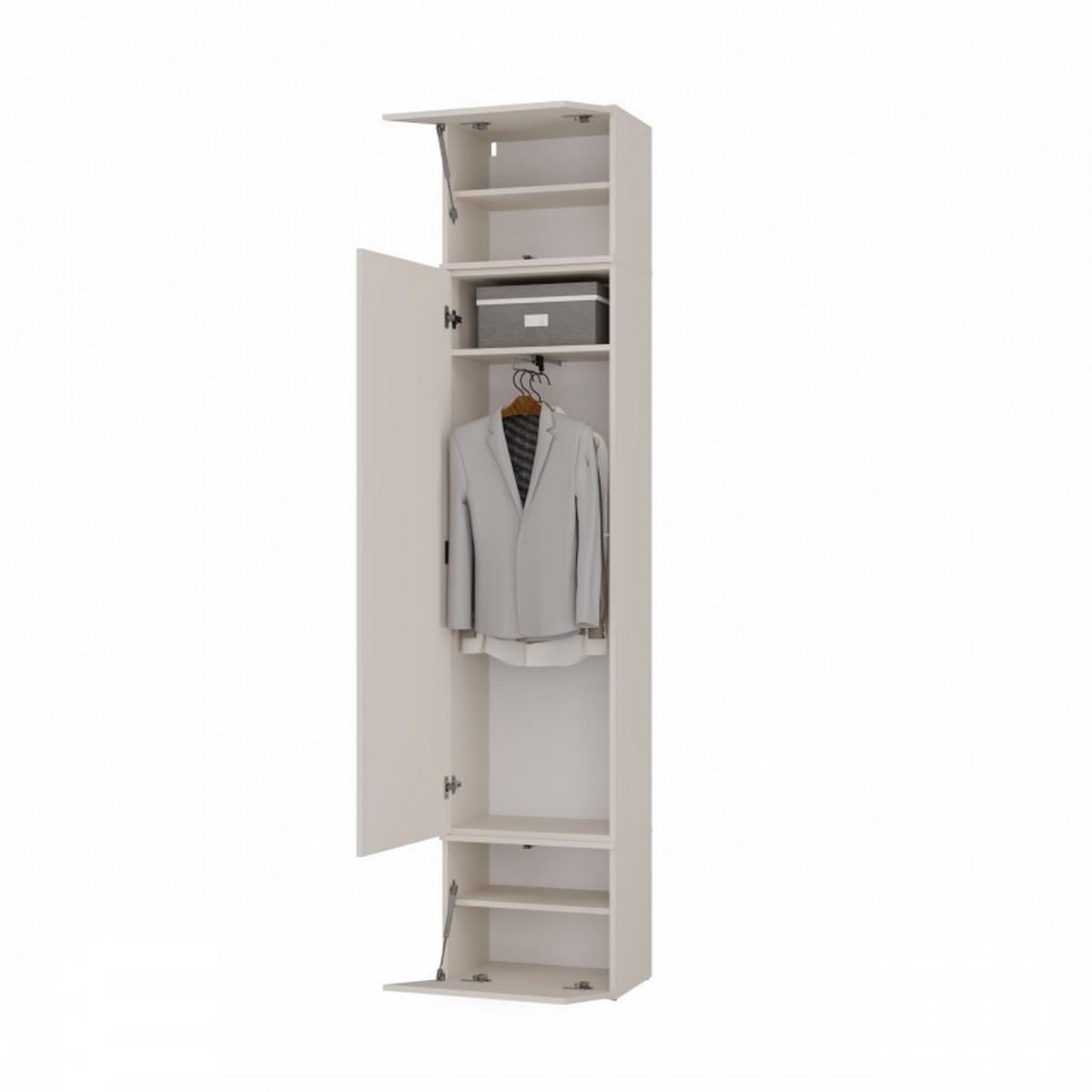 FLURSCHRANK - Garderobenschrank mit Stauraum Kaschmir 50/238/35 - Kaschmir, Holzwerkstoff (50/238/35cm) - RAUMHIRSCH FURNITURE