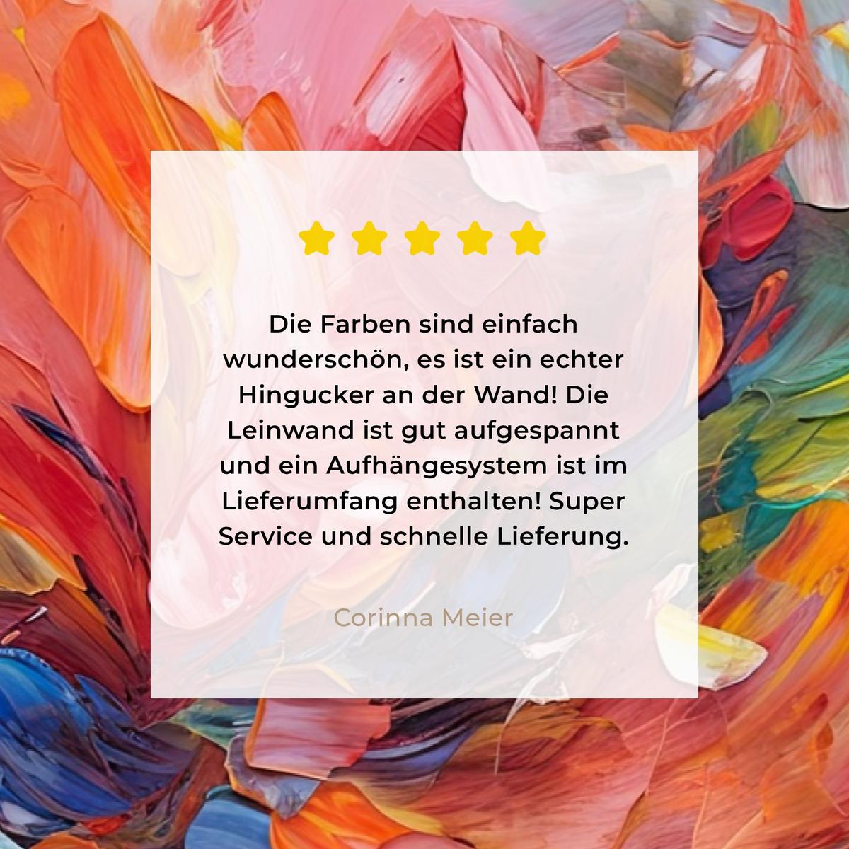 LEINWANDBILD Ölgemälde - Kunst - Abstrakt - Farbenfroh Wohnzimmer Groß 120x80 cm - Altrosa, Textil (120/80cm) - MuchoWow