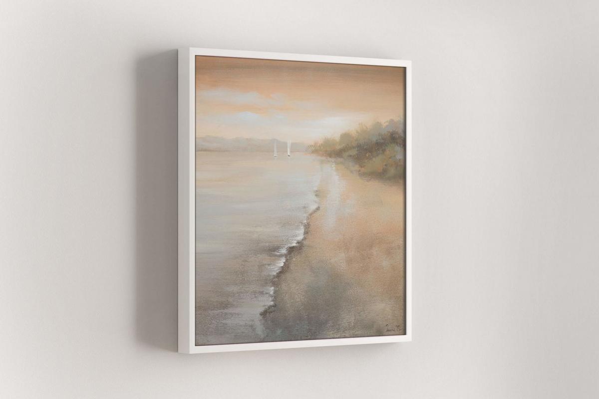 ACRYLBILD HANDGEMALT 80/80 cm - Braun, Holz/Textil (80/80cm) - KUNSTLOFT