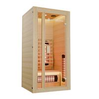 INFRAROTKABINE Nyborg S90V mit Vollspektrumstrahlern - Naturfarben, Holz (90/190/90cm) - Artsauna