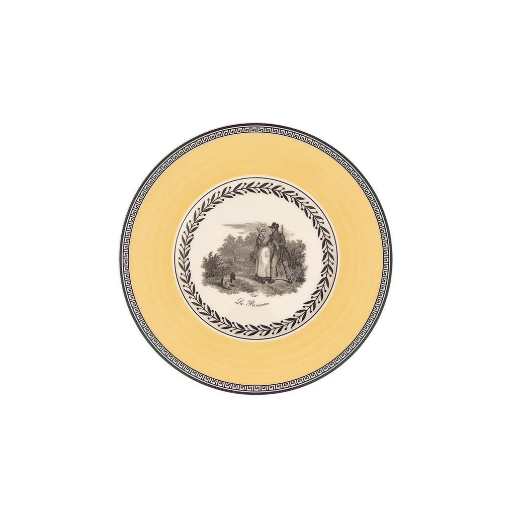 BROTTELLER Audun Chasse weiß-grau-gelb ø 16 cm - Gelb/Weiß, Keramik (16cm) - Villeroy & Boch