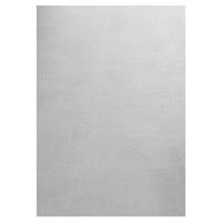 TEPPICH Kurzflor Waschbar LECH in Silber, einfarbig, 80 x 150 cm - Silberfarben, Textil (150/80cm) - KADIMA DESIGN
