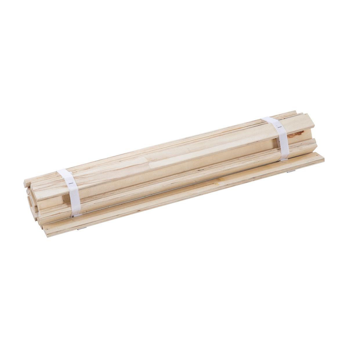ROLL-LATTENROST roba Montessori Hausbett 70 x 140 cm - Naturfarben, Holzwerkstoff (70/1/140cm) - Roba