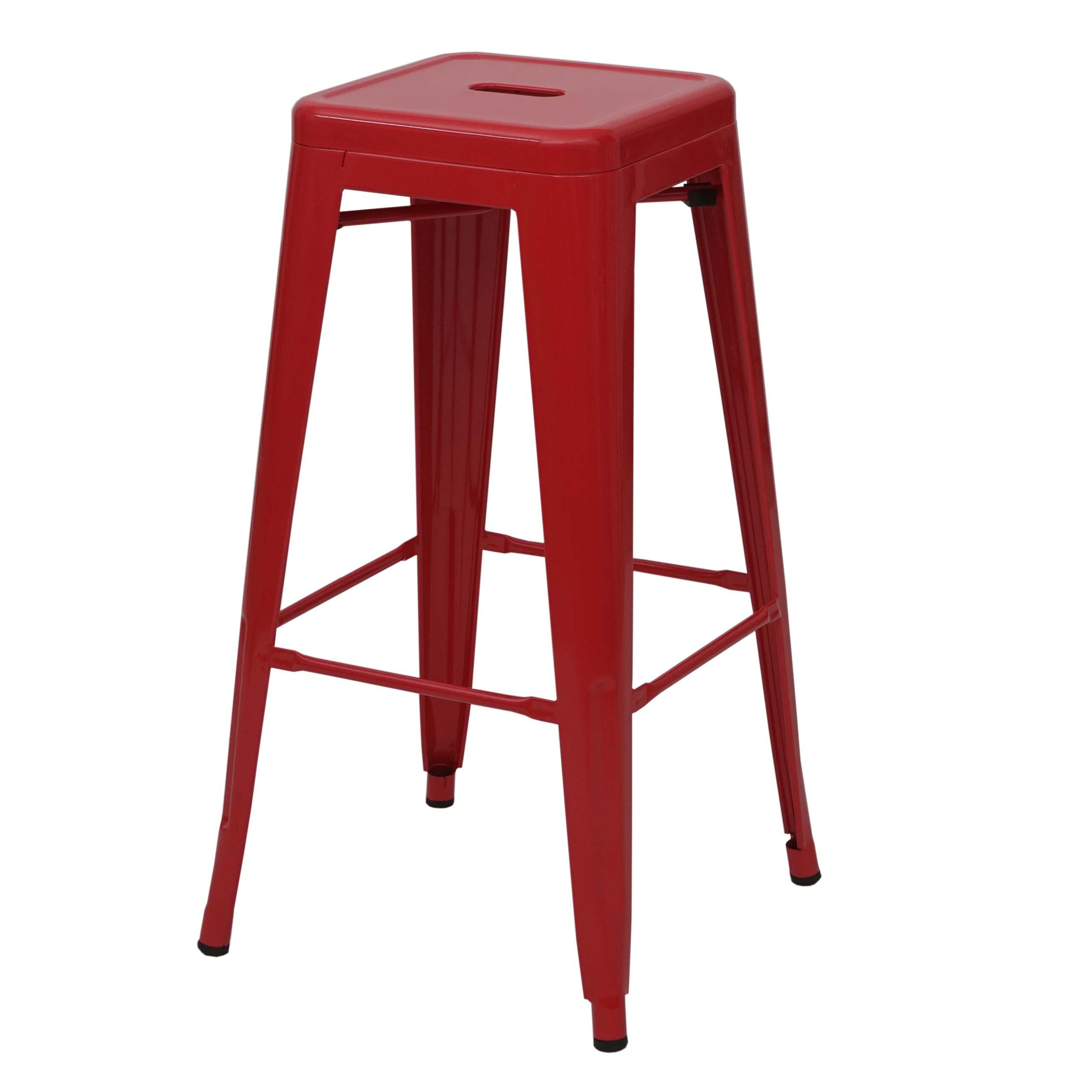 BARHOCKER METALL Grau - Grau, Metall (43/77/43cm) - MCW