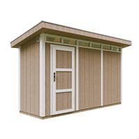 HOLZ-GARTENHAUS basis LP SmartSide 4,3m² mit B161xL411xH239 cm - M902 - TERRA BROWN - Hellbraun, Holz (412/239/161cm) - Timbela