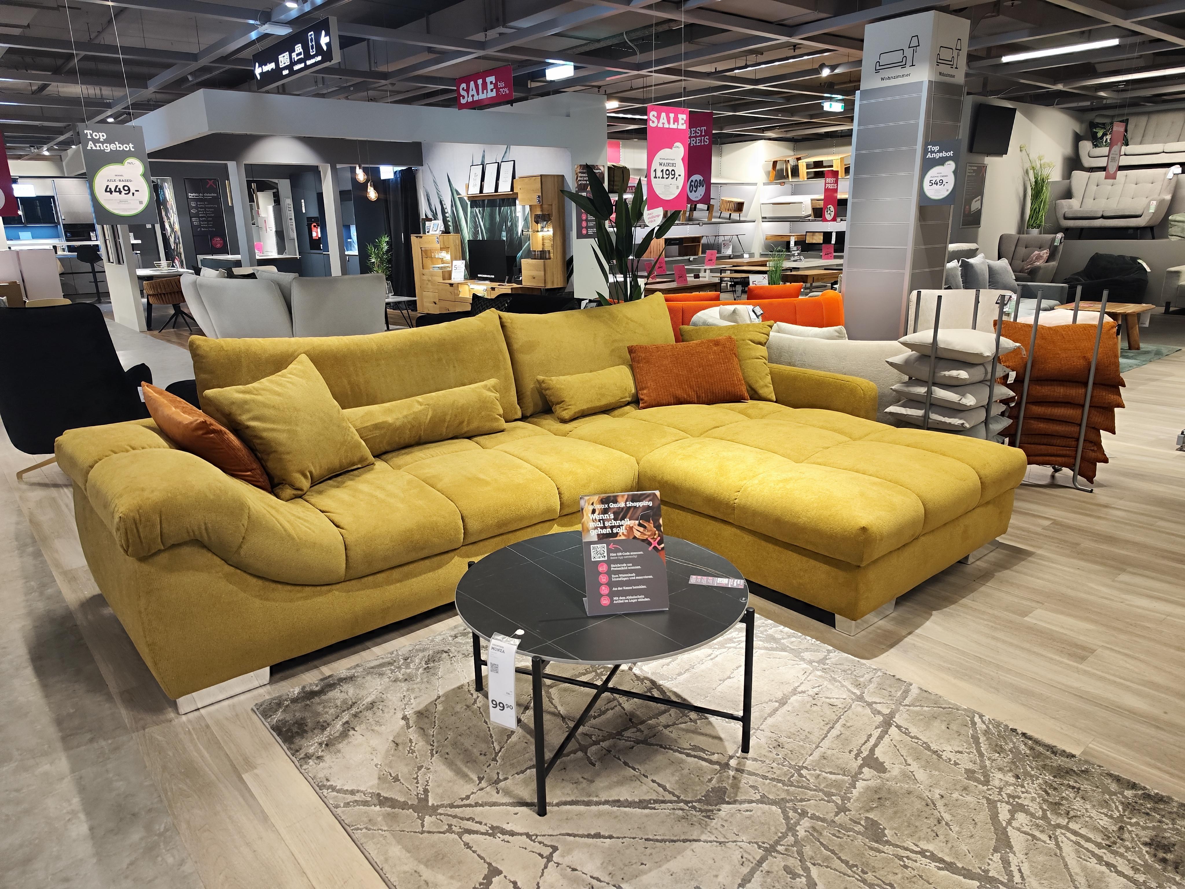 Wohnlandschaft Waikiki Gelb