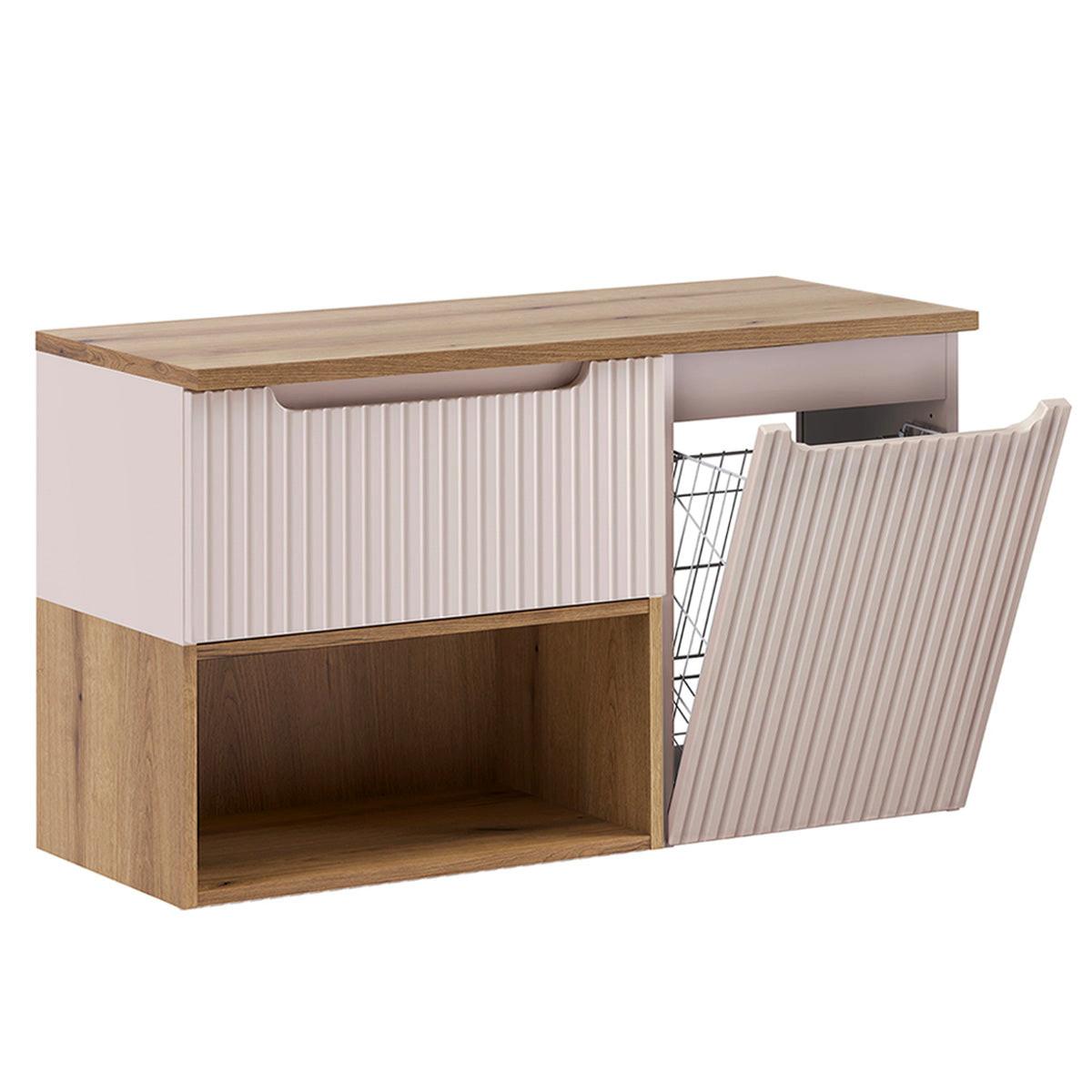 WASCHTISCHUNTERSCHRANK 100.4cm Riva Kaschmir - Beige, Holzwerkstoff (100.4/60/40cm) - Petits-meubles