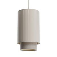 HÄNGELEUCHTE Beige 20/105 cm - Beige, Kunststoff (35/0.3/105cm) - ONZENO