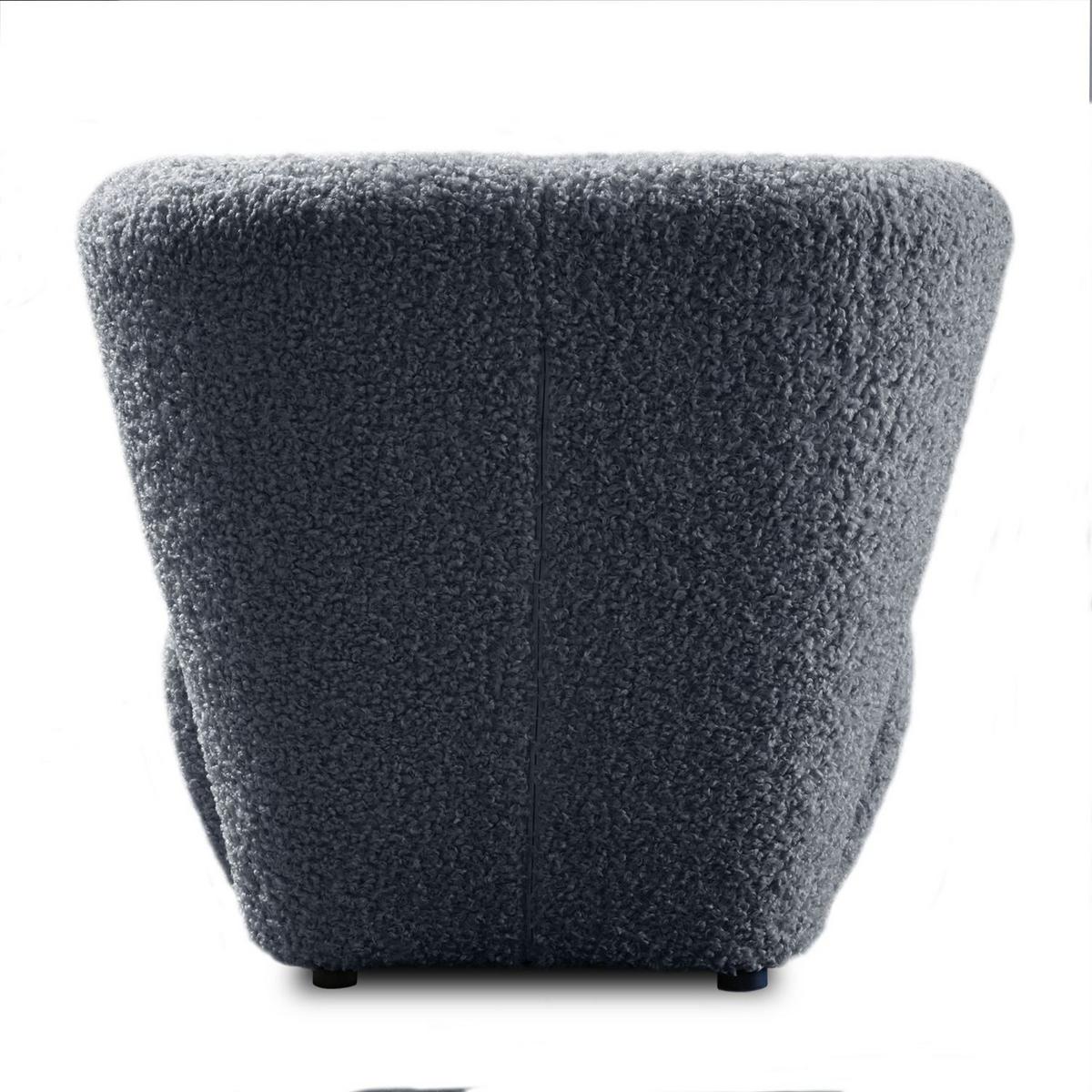 SESSEL ARLO LOUNGE Rolf 07 - Graphitfarben, Textil (85/74/58cm) - Lookway