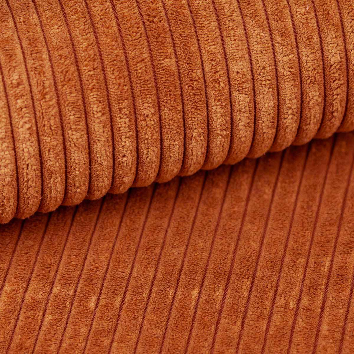ECKSOFA Paola 3 Sitzplätze Ziegelrot - Terracotta, Holz (272/167cm) - Petits-meubles