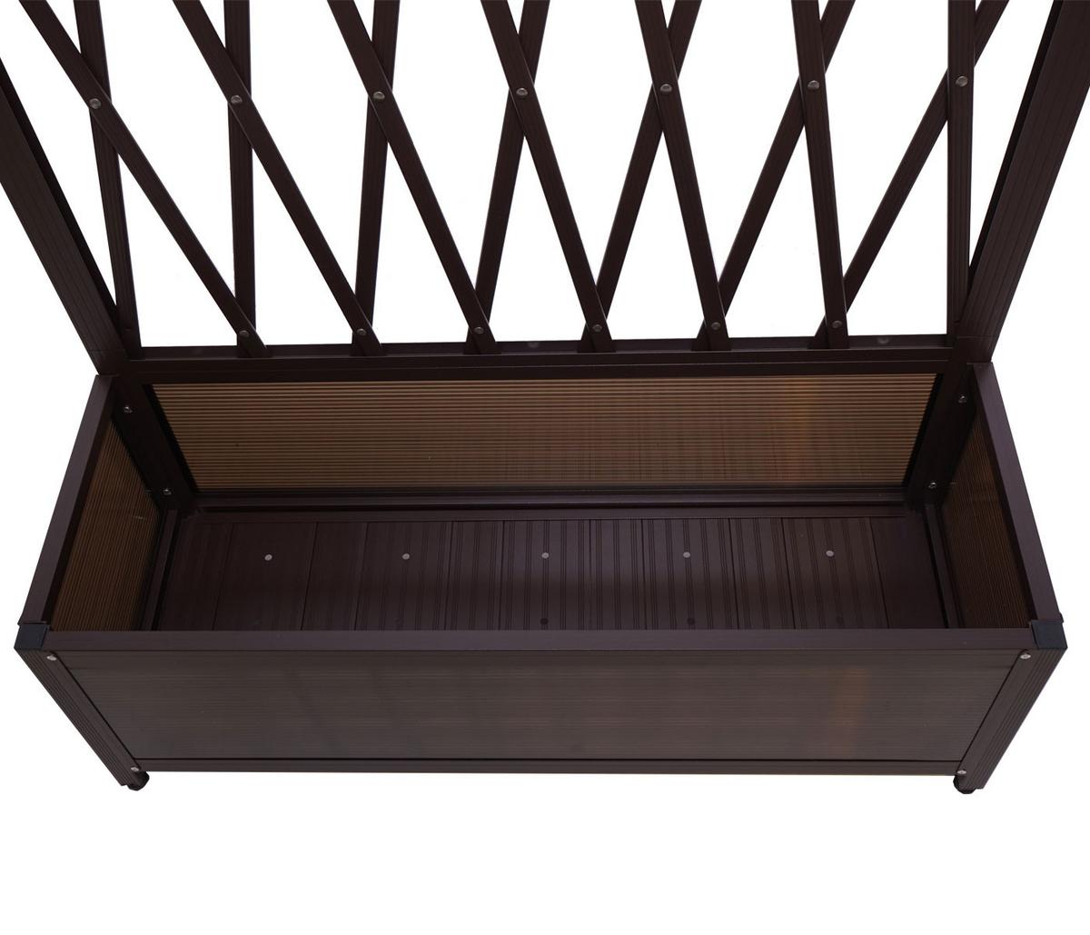 RANKGITTER Braun - Braun, Metall (90/152/35cm) - MCW