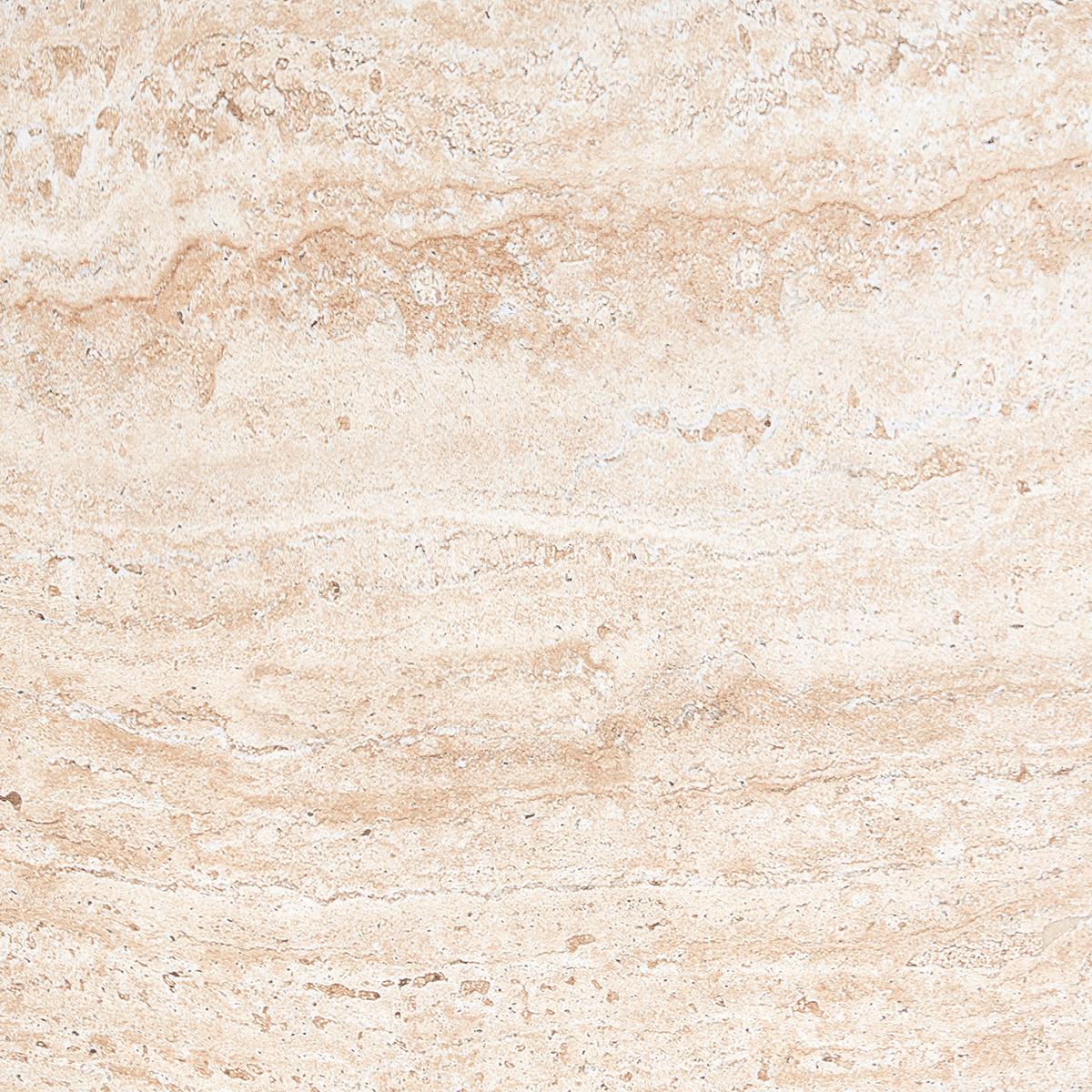 BEISTELLTISCH 40/58 cm Travertinoptik Ricadi - Beige, Keramik (40/58/52cm) - Beliani