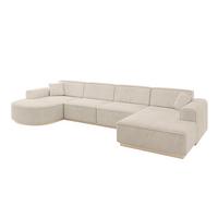 WOHNLANDSCHAFT ARRIO-U2 303x171x83 cm Beige - Beige, Holzwerkstoff/Textil (388/83/171cm) - ALTDECOR