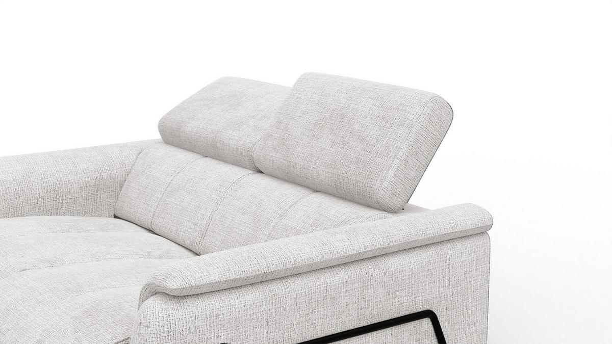 RELAXSOFA RODEN 2-Sitzer, creme - Creme, Holz/Textil (152/82/103cm) - Wozimo