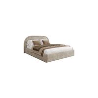 POLSTERBETT OLIVIA 140x200 cm Crem 02 34 Holzlatten - Beige, Textil (140/200cm) - Lookway