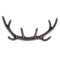 HAKENLEISTE Geweih, Gusseisen - Braun, Metall (29/12/5cm) - Homescapes